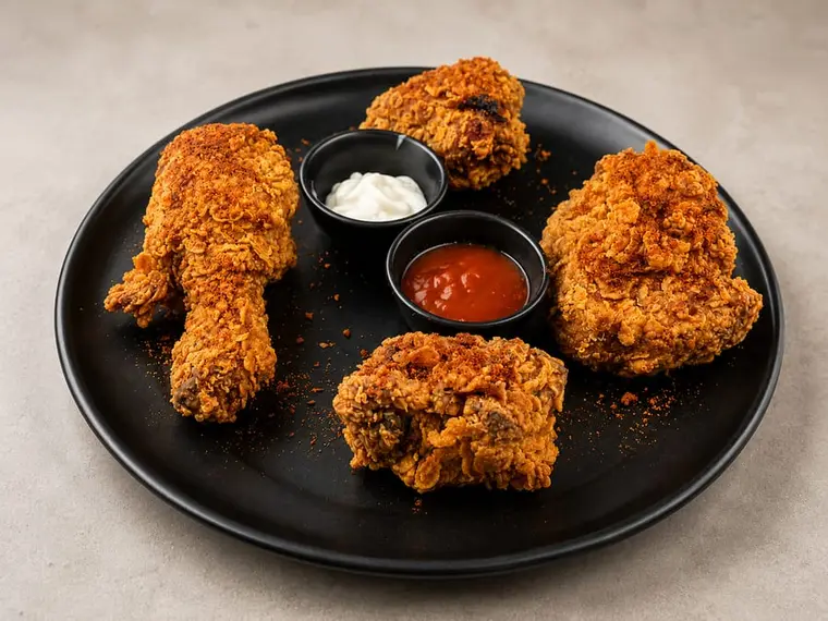 Crispy Fried Chicken at HR Cafe, Porur
